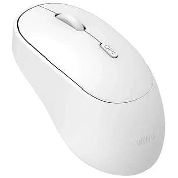 Бездротова миша WiWU WM112, 2.4G, 800-1600 DPI, 6 кнопок, біла (789148)