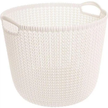 Кошик для зберігання Curver Knit 30 л (03673) Кремовий