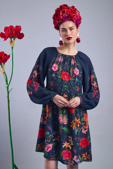 Платье мини oversize принтованое Medicine XS