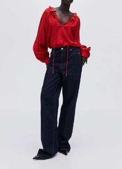 Блуза H&M 10938 Червоний L (775) – Брендовий одяг | ROZETKA
