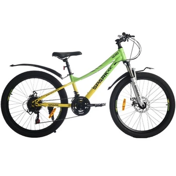 Велосипед SPARK NERO (колеса – 24", стальная рама – 12") салатовый с желтым