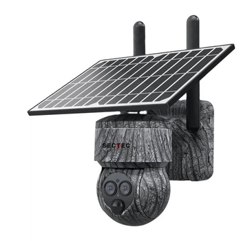 Уличная ip-камера 6MP Sectec ST-S557M-4G-6M-12X ZOOM 4G на солнечной батарее