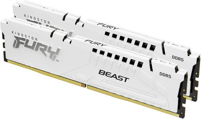 Пам'ять для настільних комп'ютерів Kingston FURY 64 GB (2x32GB) DDR5 6000 MHz Beast EXPO White