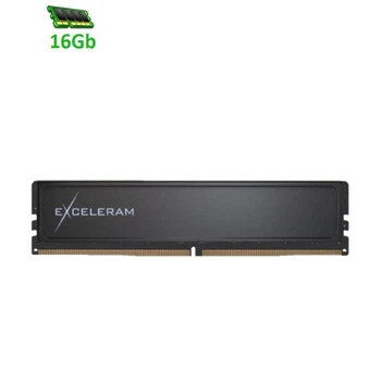 Пам'ять для настільних комп'ютерів Exceleram 16 GB DDR5 5200 MHz Dark (ED50160524040C)