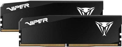 Пам'ять для настільних комп'ютерів PATRIOT 64GB (2x32GB) DDR5 6400MHz Viper Elite 5 Ultra Matte Black (VEU564G6432K)