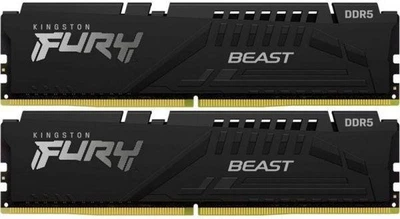 Пам'ять для настільних комп'ютерів Kingston FURY 64 GB (2x32GB) DDR5 6000 MHz Beast Black EXPO
