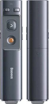 Лазерна указка Baseus Orange Dot Wireless Presenter (Red Laser) Grey (ACFYB-B0G)