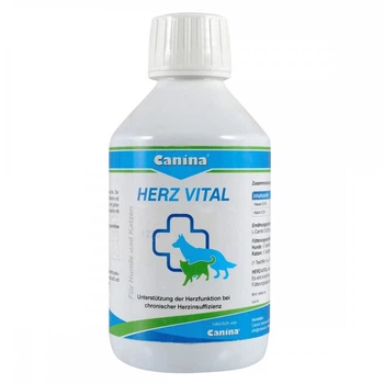 Мінеральний комплекс Canina Herz-Vital для собак та котів для підтримки серця 250 мл