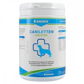 Витаминно-минеральный комплекс Canina Caniletten для взрослых собак 1 кг 500 табл.