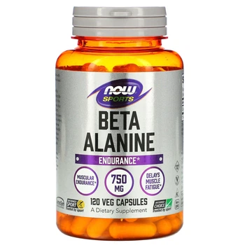 Бета-Аланін Now Foods (Beta-Alanine Sports) 750 мг 120 капсул (NOW-02008)