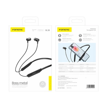 Бездротові навушники Foneng BL36 Deep Bass Neckband Bluetooth Earphone