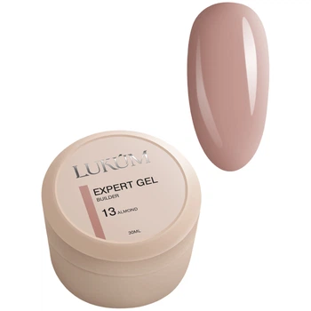 LUKUM Builder Gel Expert Зміцнюючий гель №13 Almond, 30 мл