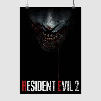 Постер Оселя зла 2, Resident Evil 2, зомбі, жахи, плакат для геймера, A3 42×30 см (id2967)