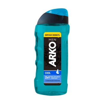 Гель для душа + шампунь Arko Men 2 в 1 Прохлада 260 мл