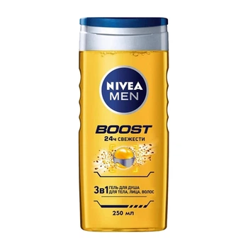 Гель для душа Nivea Men Boost 3 в 1 250 мл