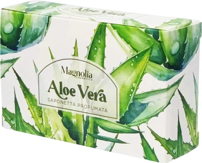 Твердое мыло Magnolia Saponetta Profumata Aloe Vera c Алоэ вера 115 г (8021723068803)