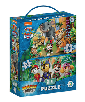 Пазлы Paw Patrol Сохраняем мир в безопасности 2в1 (24, 36 эл.) 2006572 (DoDo)