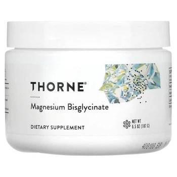 Бисглицинат магния Thorne Research (Magnesium Bisglycinat) 200 мг 187 г THR00644