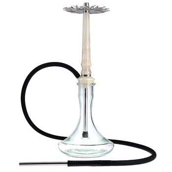 Кальян Tiaga Hookah Astra Crystal Gold на колбе Craft Clear 57 см