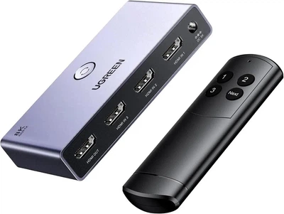 Перемикач HDMI Ugreen CM624 8K 60Hz на 3 входи