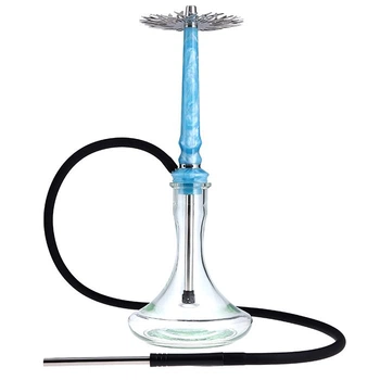 Кальян Tiaga Hookah Astra Crystal Blue на колбе Craft Clear 57 см