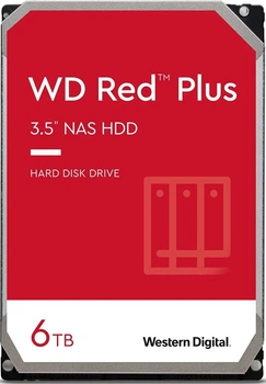 Жорсткий диск WD 6TB 3.5" 5400 256MB SATA Red Plus NAS