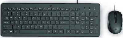 Комплект клавіатура та миша НР 150, USB-A, EN/UK, чорний