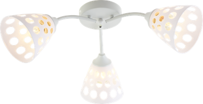 Декоративная люстра INTEREES IS XA1348B-3 WH+CR