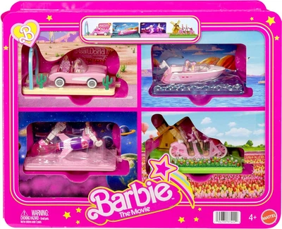 Игровой набор Barbie Mini Barbieland Коллекция транспортных средств, вдохновленная фильмом Barbie