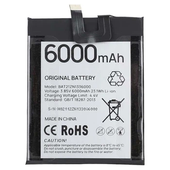 Аккумулятор BAT21ZN1336000 для Doogee V20, V20 Pro (6000 mAh) [Original PRC]