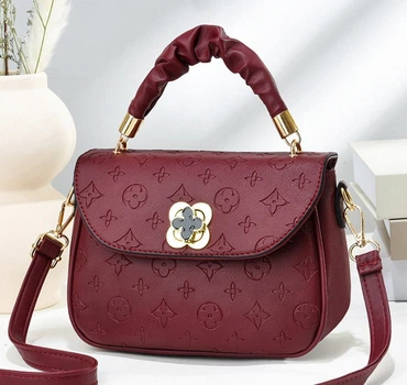 Модная женская мини сумочка клатч с тиснением Store Бордовый