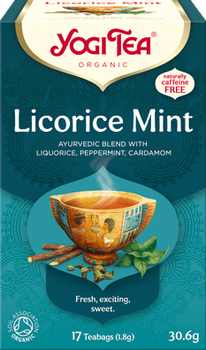 Чай трав'яний Yogi Tea Organic Лакриця та М'ята 17 x 1.8 г (4012824400337)