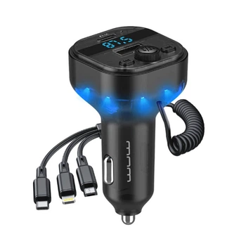 Автомобільний FM-трансмітер WUW-C219 15W USB Type-A з LED-дисплеєм (6BE63432D24F)