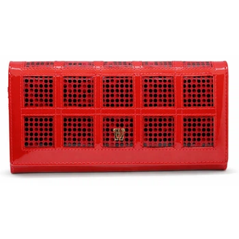 Жіночий шкіряний гаманець Wanlima w11044740013a2 Red