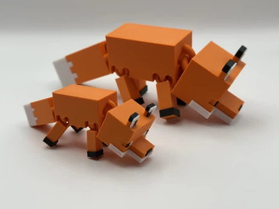 Лисички з Minecraft пара