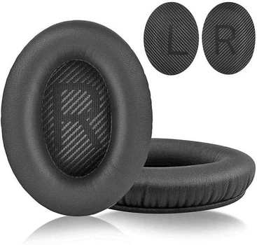 Амбушури для навушників Bose QC, QC35(2), QC25, QC15, AE2 Black
