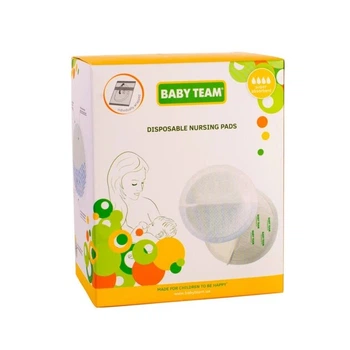 Одноразові абсорбуючі вкладки до бюстгальтера (суперпоглинаючі) Baby Team 0020 30 шт. Різнокольоровий shop (4824428000208)