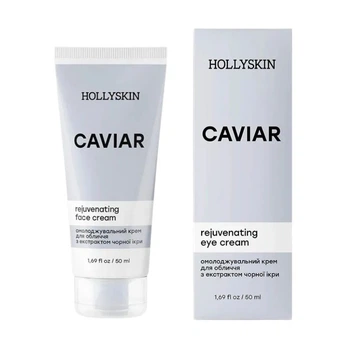 Омолаживающий крем для лица HOLLYSKIN Caviar с экстрактом черной икры, 50 мл