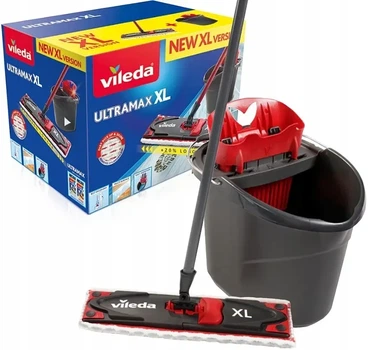 Швабра з широкою насадкою XL Vileda Ultramax 160932, комплект
