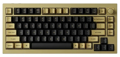 Магнитная беспроводная клавиатура Keychron Q1 HE Copper Edition \ Gateron Double-Rail Magnetic Nebula \ ANSI US