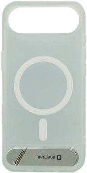 Панель Evelatus Rubber Coated MagSafe With Stand для Apple iPhone 17 Air Silver (EVEAPP17ARCMSCS)