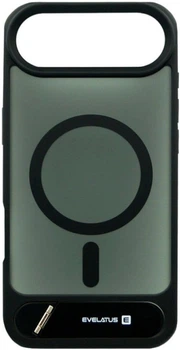 Панель Evelatus Rubber Coated MagSafe With Stand для Apple iPhone 17 Air Black (EVEAPP17ARCMSCB)