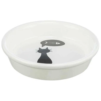 Trixie Ceramic Bowl - Миска керамическая широкая для кошек 250 мл (4047974244999)