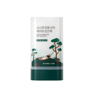Сонцезахисний стік з екстрактом голок сосни ROUND LAB Pine Calming Cica Airy Sun Stick, 19 г