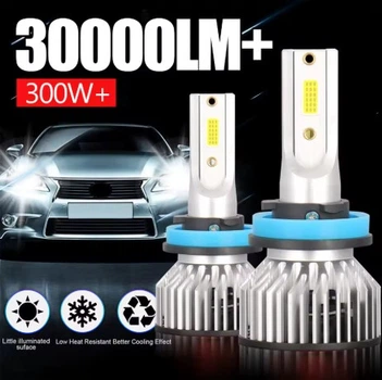 Лампи LED H7, CSP chips 300W/30000LM/6000K/9-24V/White