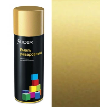 Емаль Slider color універсальна 400 мл 1036 Перлинно-золотий