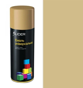 Емаль Slider color універсальна 400 мл 1001 бежева