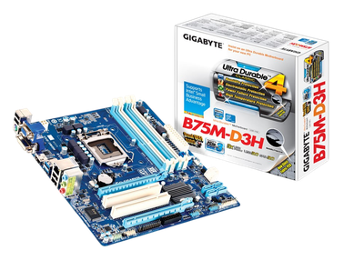 Материнська плата Gigabyte GA-B75M-D3H LGA 1155 (GA-B75M-D3H) Б/В
