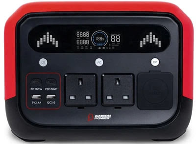 Зарядная станция Bimson Power BP700PPS 1400 Вт / 700 Вт / 512 Вт*ч / LiFePO4 / Быстрая зарядка 1 час