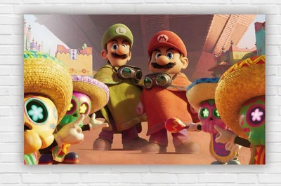 Паперовий плакат "The Super Mario Galaxy Movie. Супер Маріо" 120х75 см